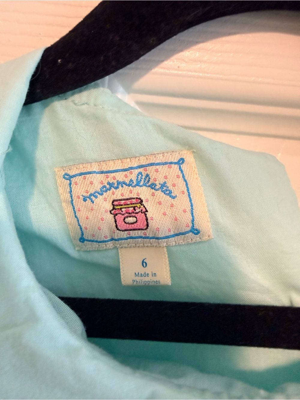 marmellata Smocked Dress with Pink Floral Trim - Picture 4 of 7